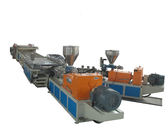 1500mm WPC Foam Board Plastic Extrusion Machine Of High Output Stable Extrusion