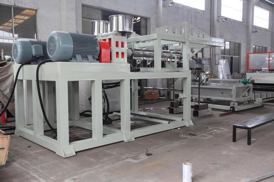 25:1, 30:1, 33:1 Conical Double Screw Extruder for PVC Plate Film Profile