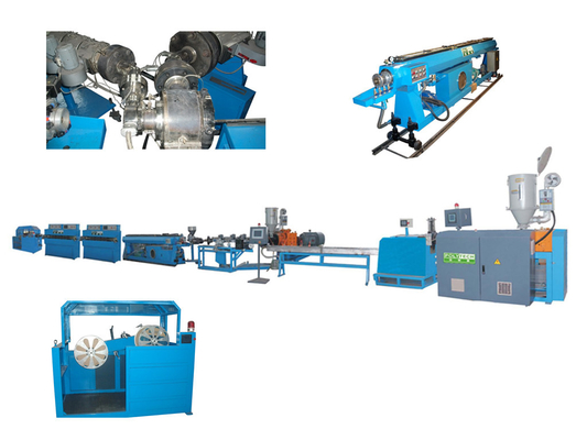 Drip Irrigation Pipe Production Line , PE PP Embedded labyrinth Drip Irrigation Machine