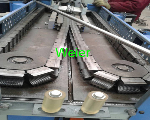 PVC , PA Single Wall Corrugated Pipe Production Line For Electrical Conduit Pipe