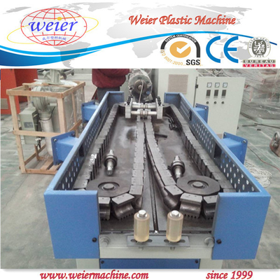 High Speed Plastic Single Wall Corrugated Pipe Production Line 12M / Min