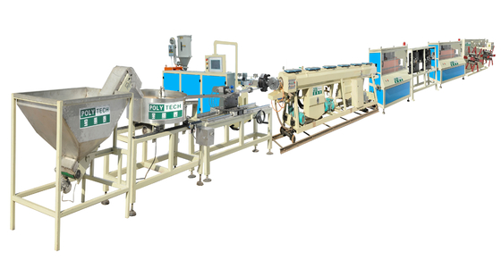 Round Drip Irrigation Plastic Pipe Extrusion Line With Single Screw Extruder 200mm - 1000mm