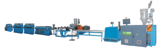 Plastic Embedded Drip Irrigation Tube Extrusion Line 150 - 200m/Min With Single Screw Extruder