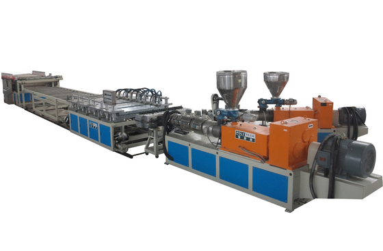 Co-Extrusion Plastic Foamed Board Production Line , WPC Foamed Board Extrusion Line