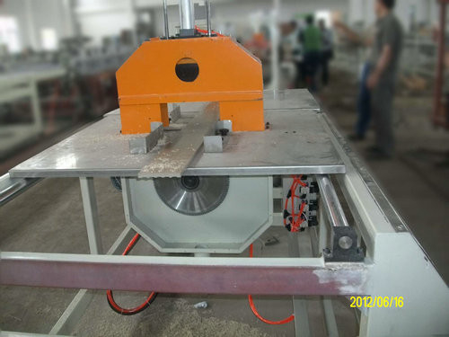 Wood Plastic Composite Plastic Profile Extrusion Line High Efficiency OEM ODM
