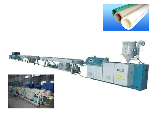 Single Screw Extruder PPR Pipe Extrusion Machine For Plastic With PLC System